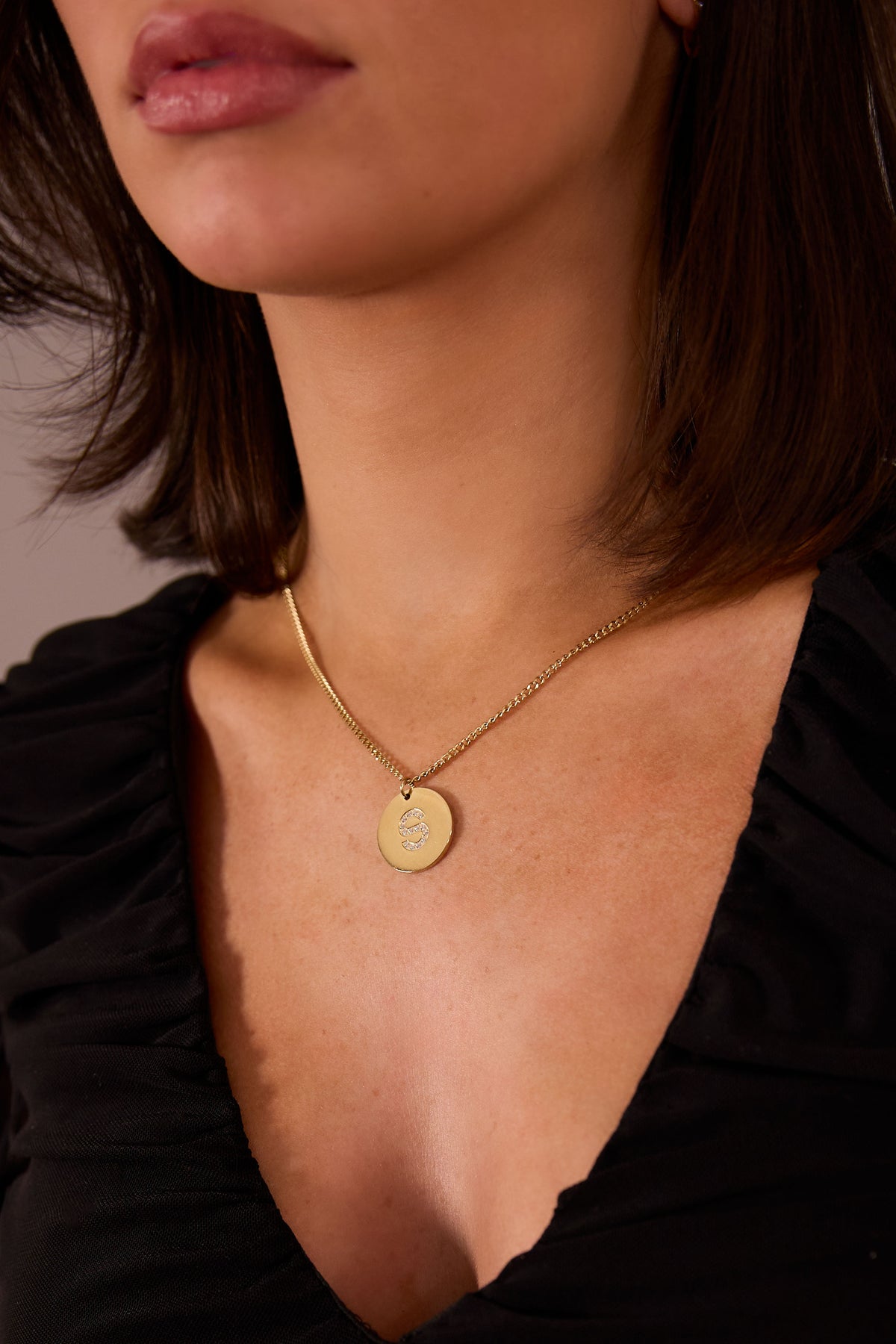 Initial Strass ketting