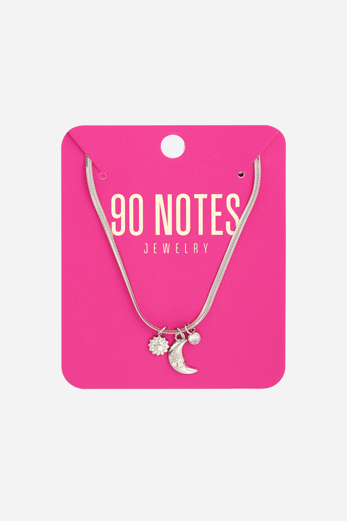 Crescent Moon Charm Necklace