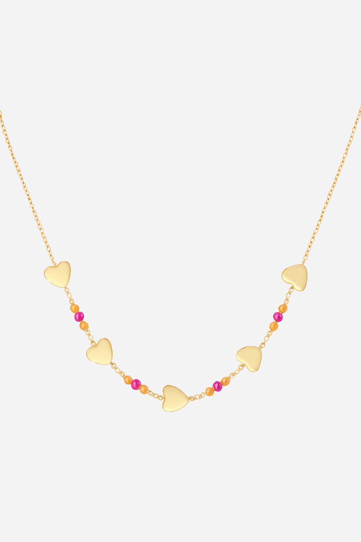 Sunset Hearts ketting
