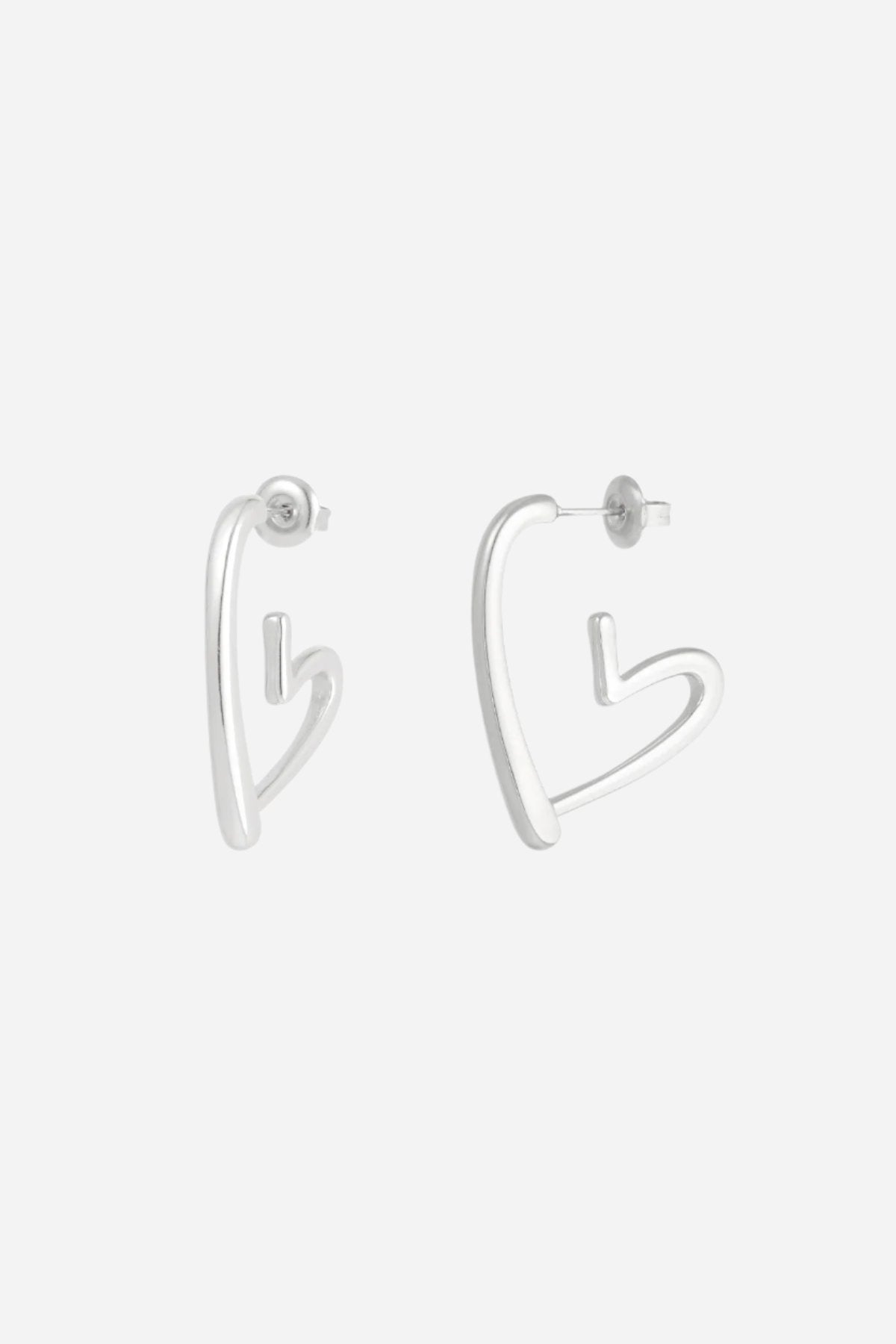 Heartfelt Hoop Earrings