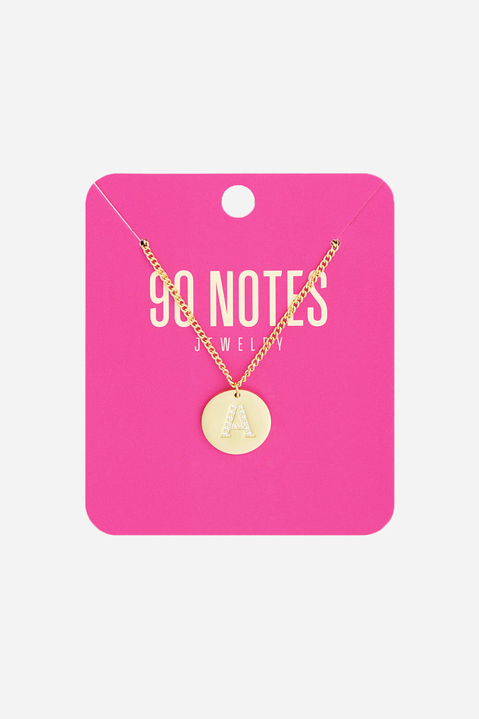 Initial Strass ketting