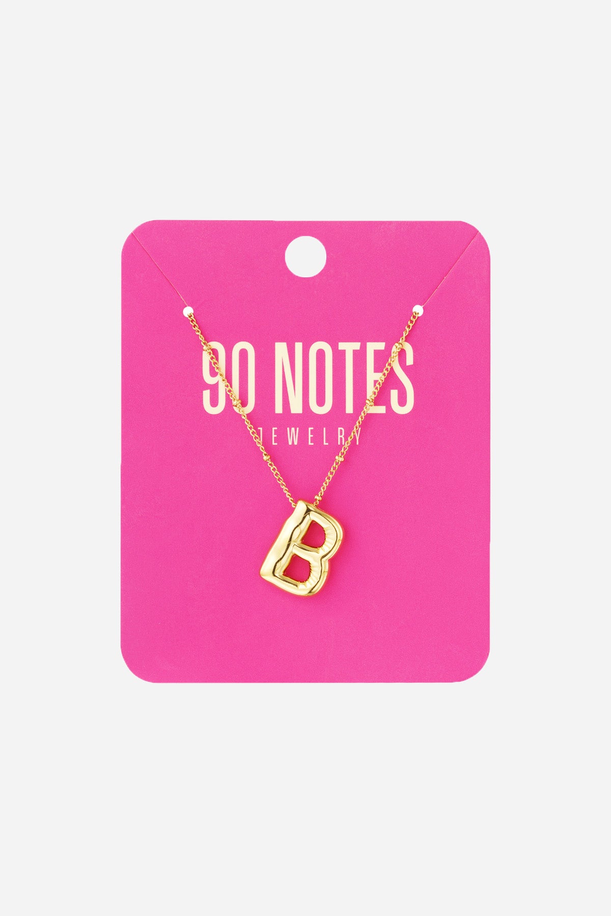 Initial Bubble Necklace