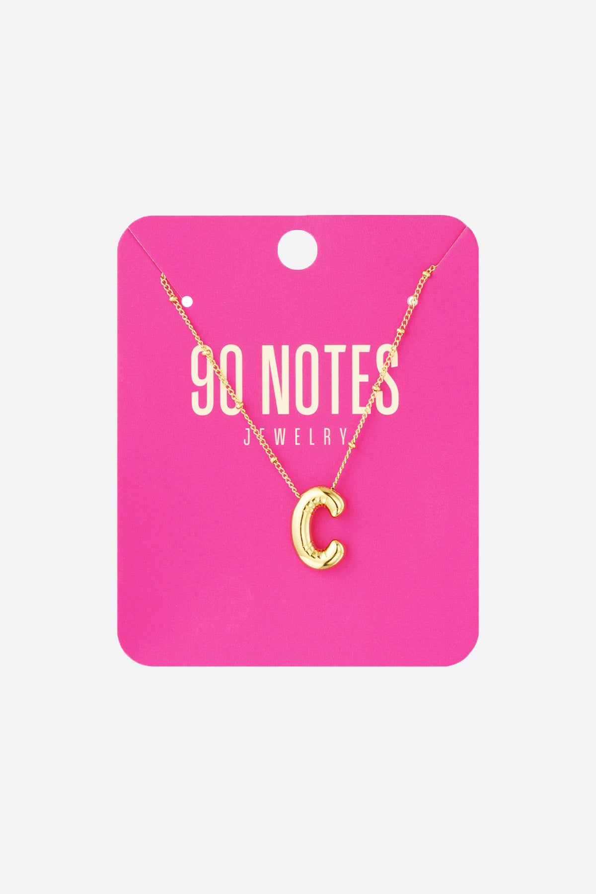 Initial Bubble Necklace