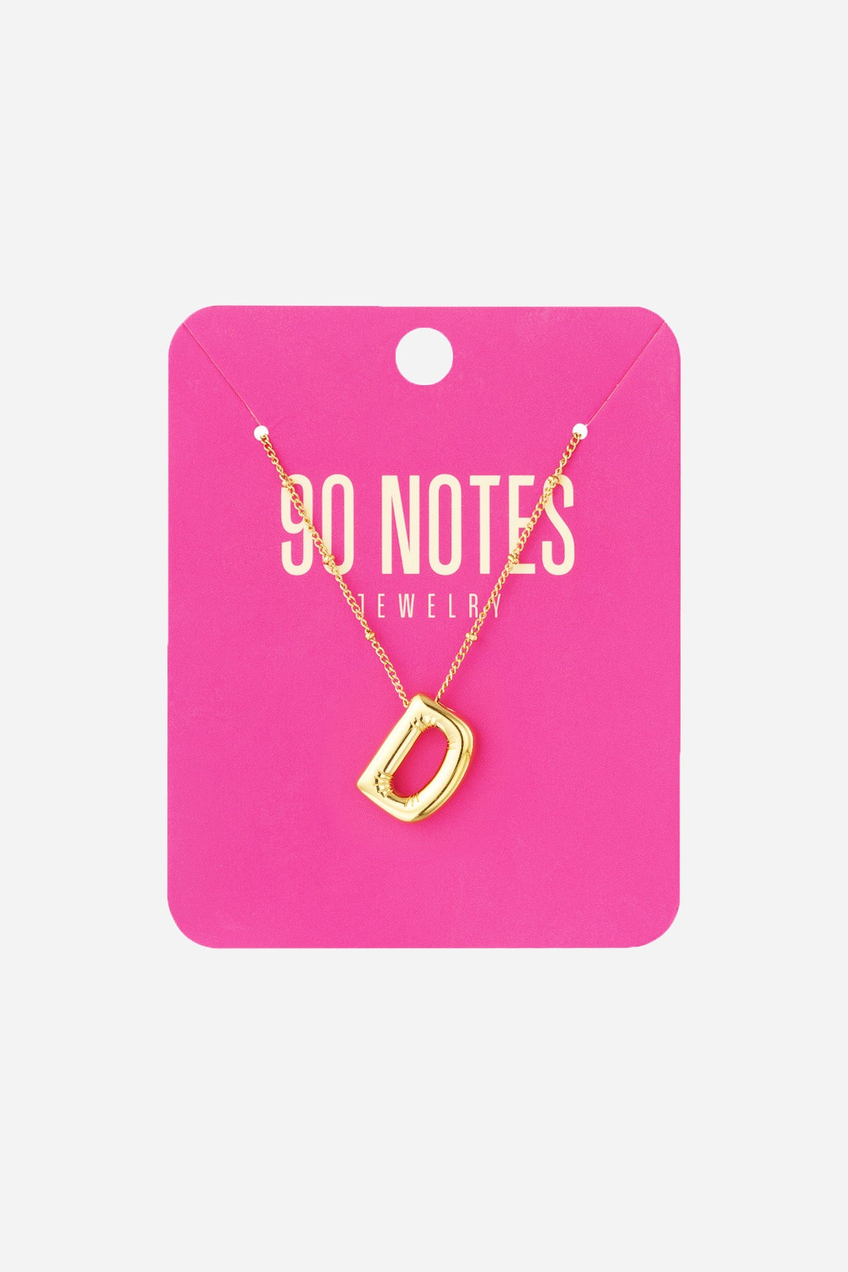 Initial Bubble Necklace