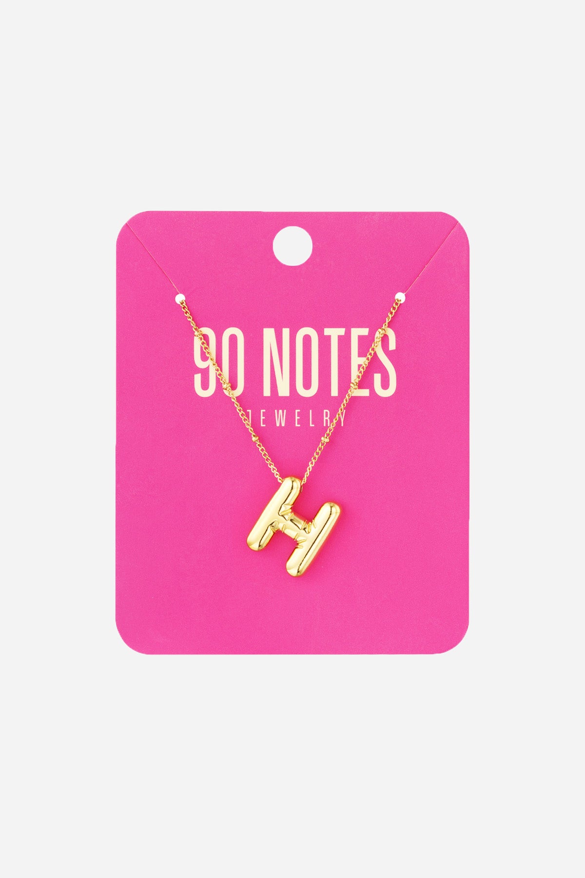 Initial Bubble Necklace