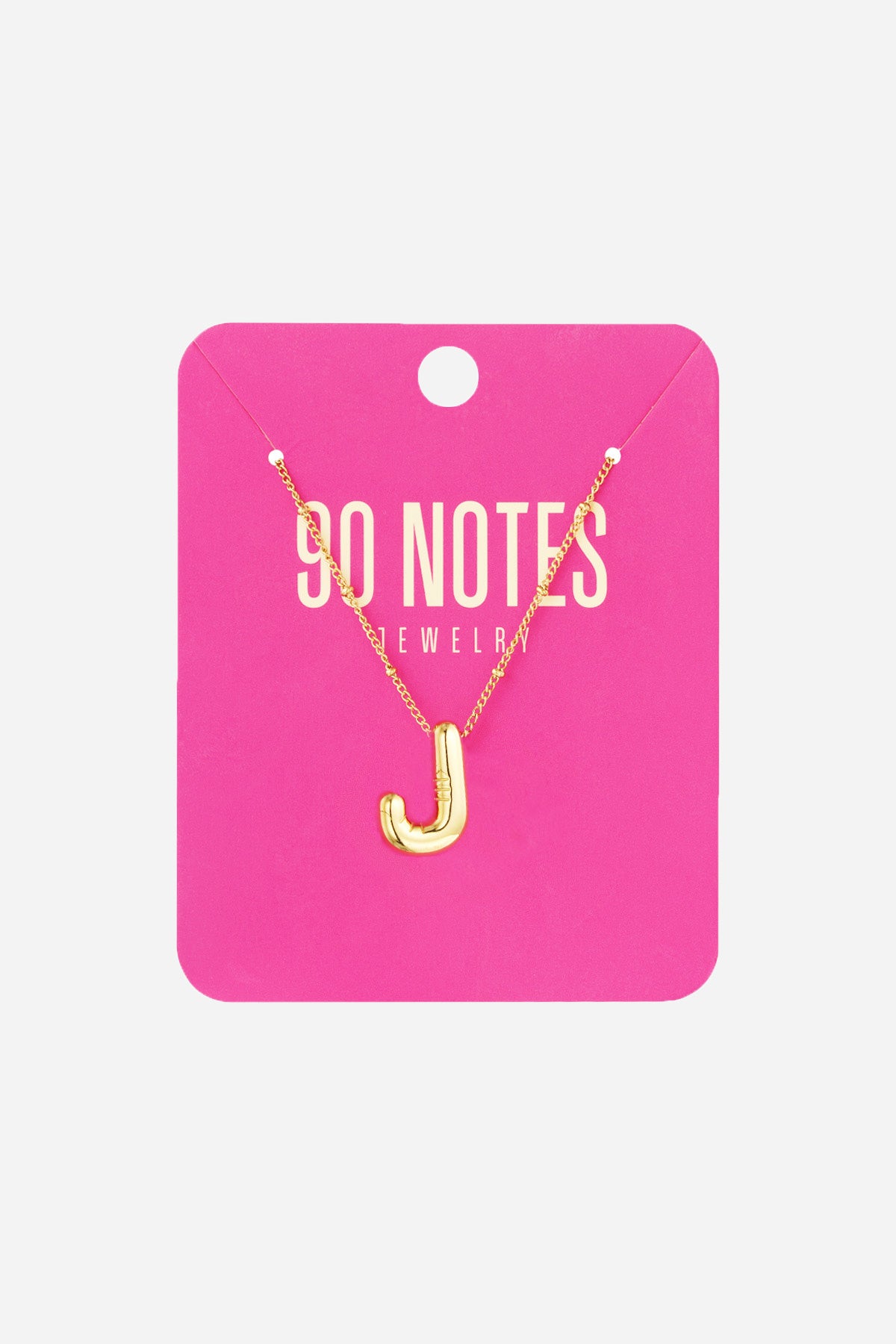 Initial Bubble Necklace