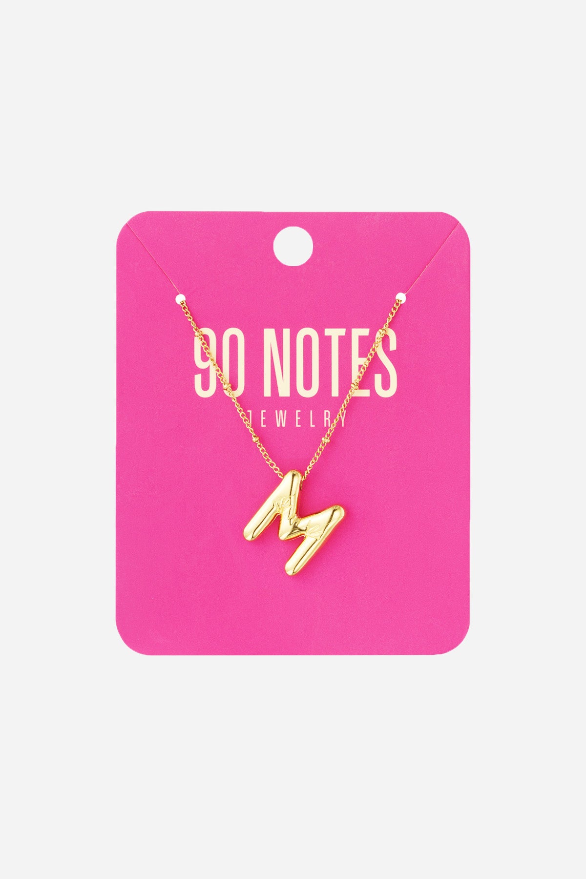 Initial Bubble Necklace