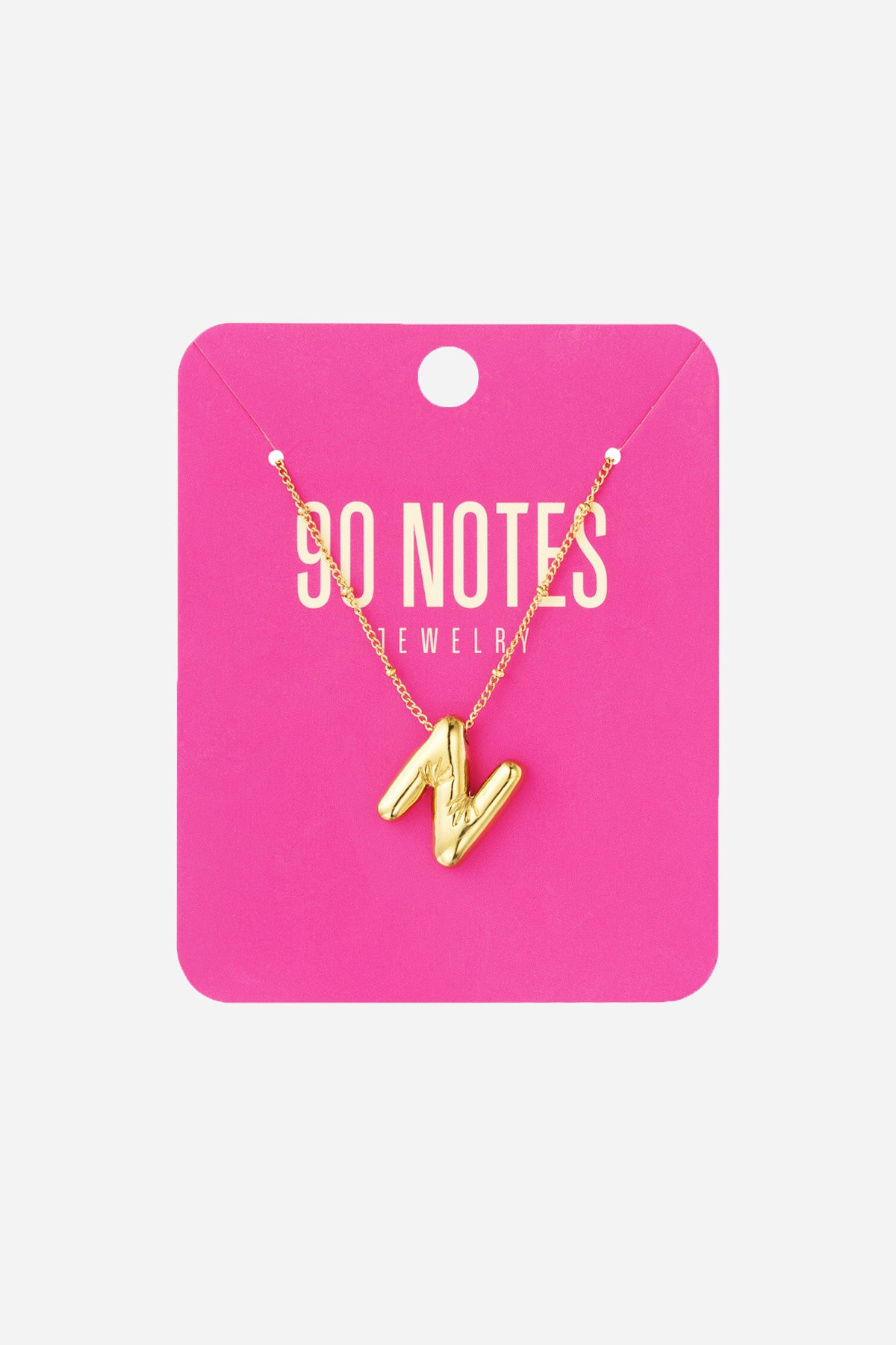 Initial Bubble Necklace