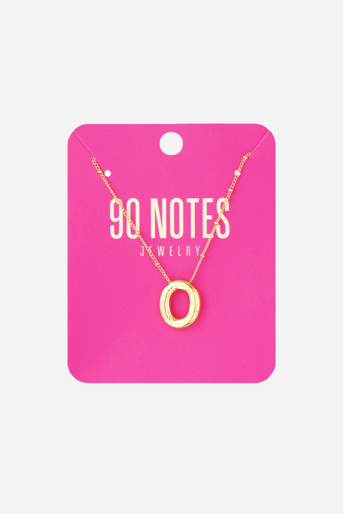 Initial Bubble Necklace