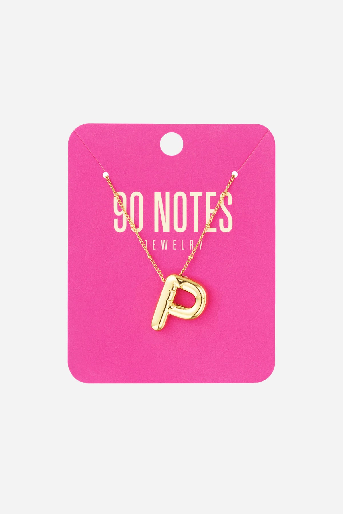 Initial Bubble Necklace