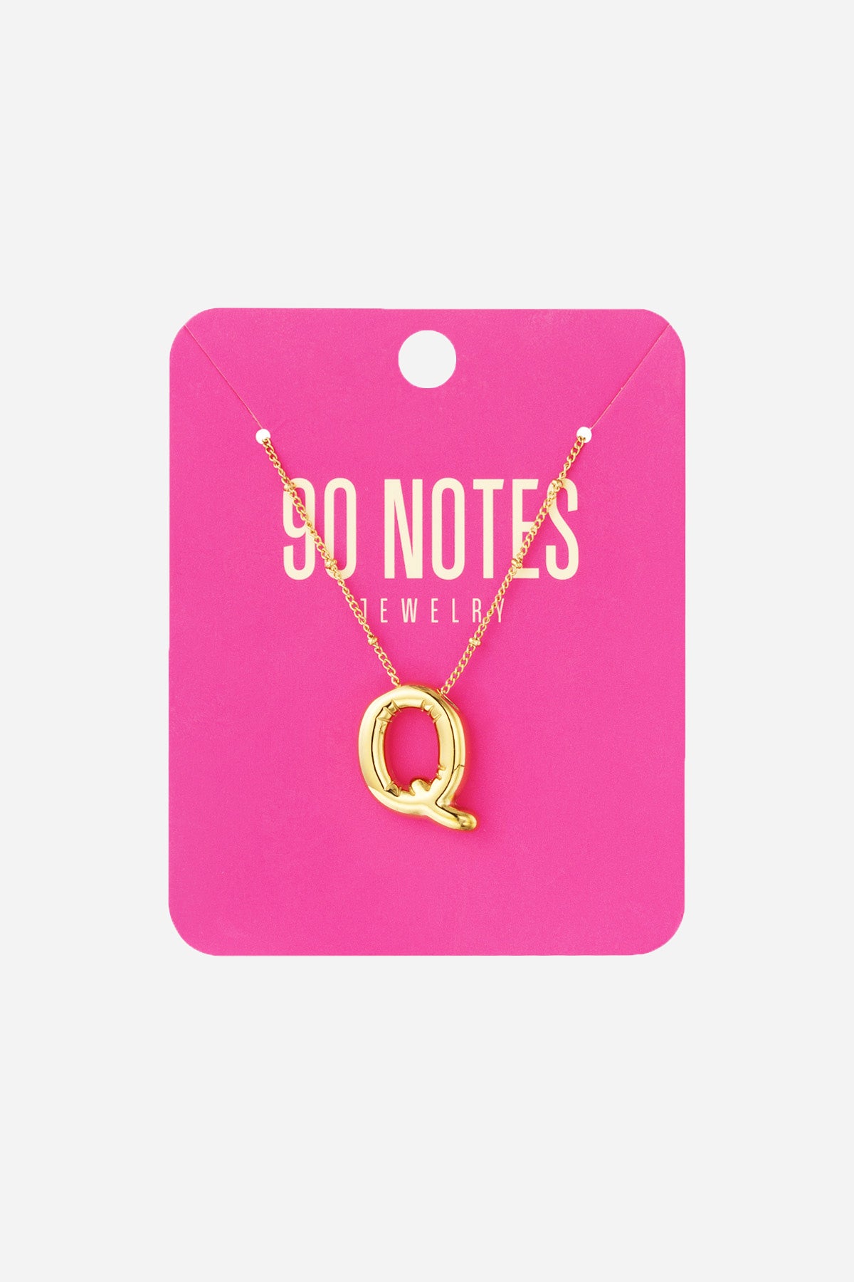 Initial Bubble Necklace