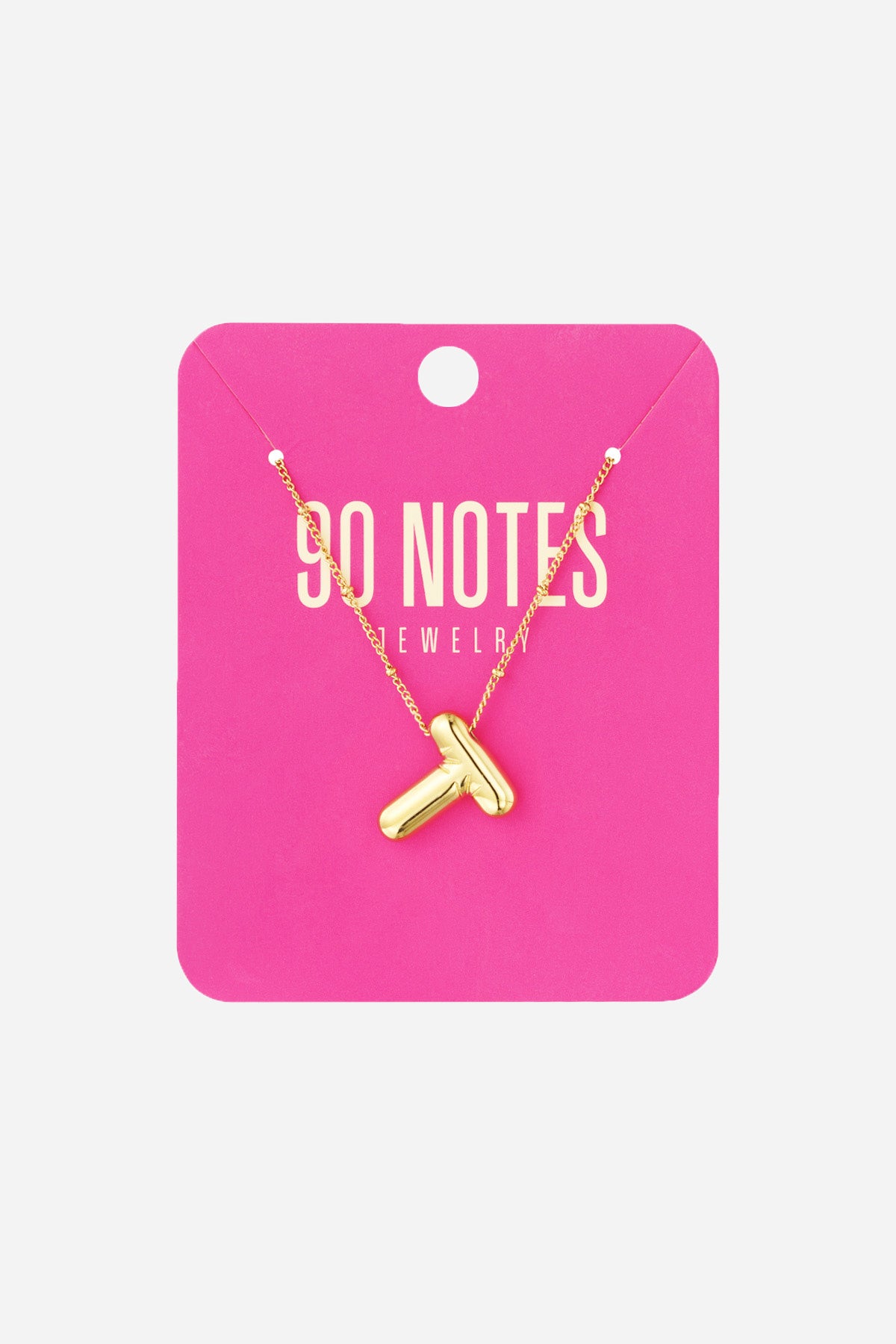 Initial Bubble Necklace