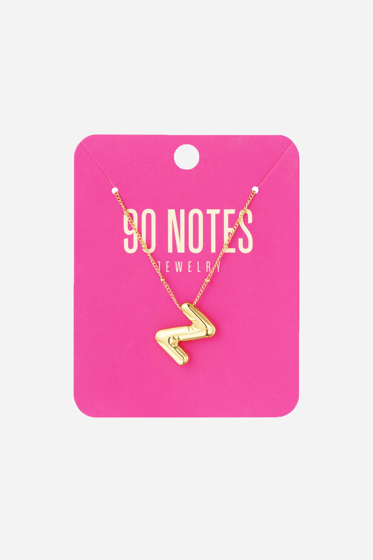 Initial Bubble Necklace