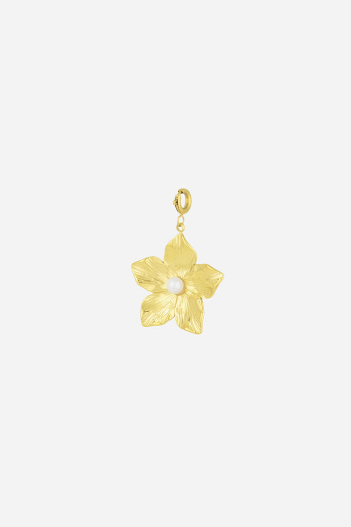 Pearl Flower charm