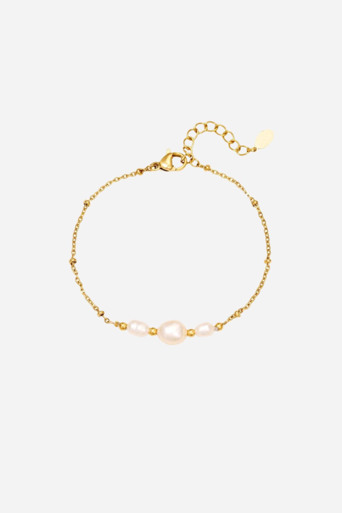 Triple Pearl armband