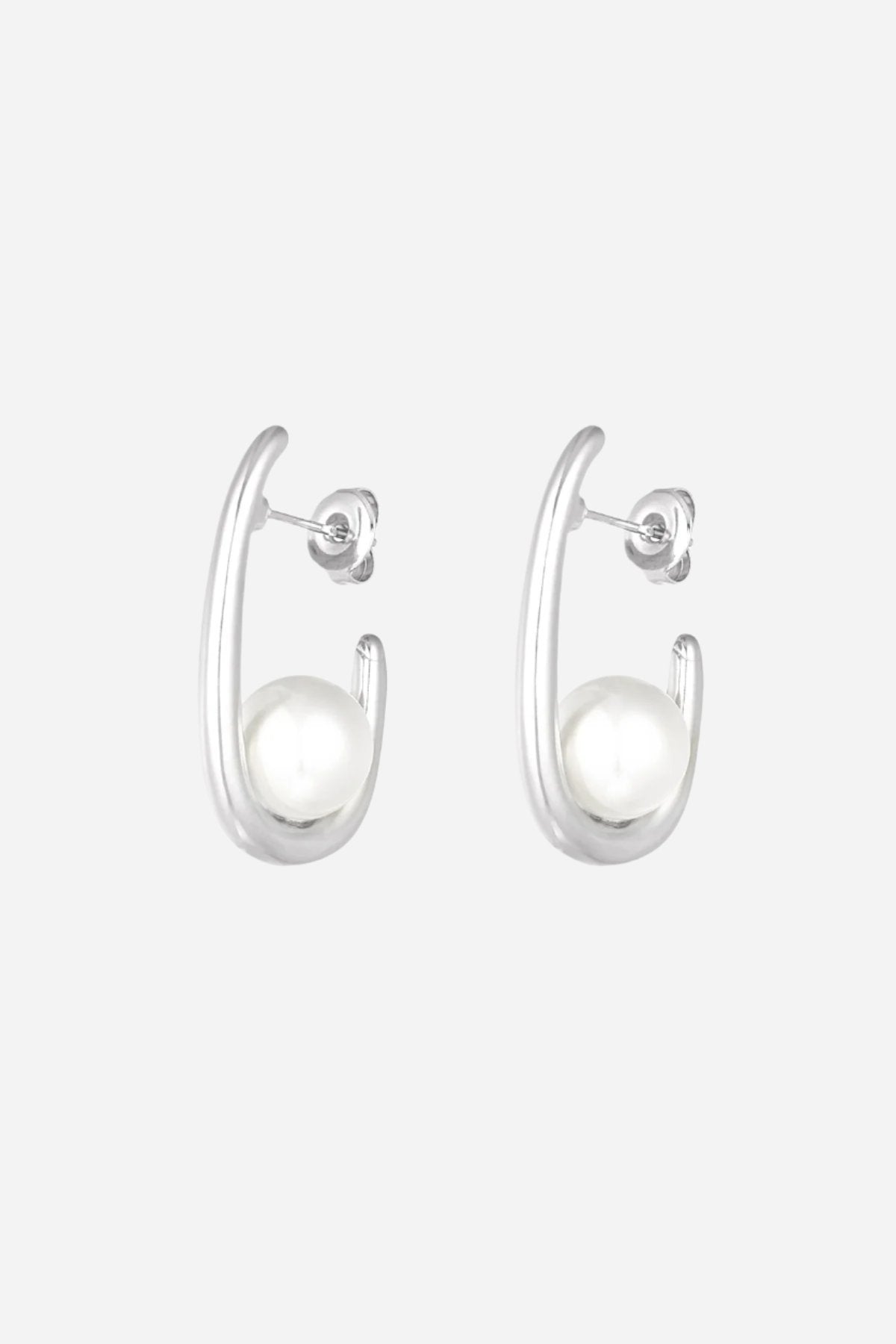 Captured Pearl Earrings