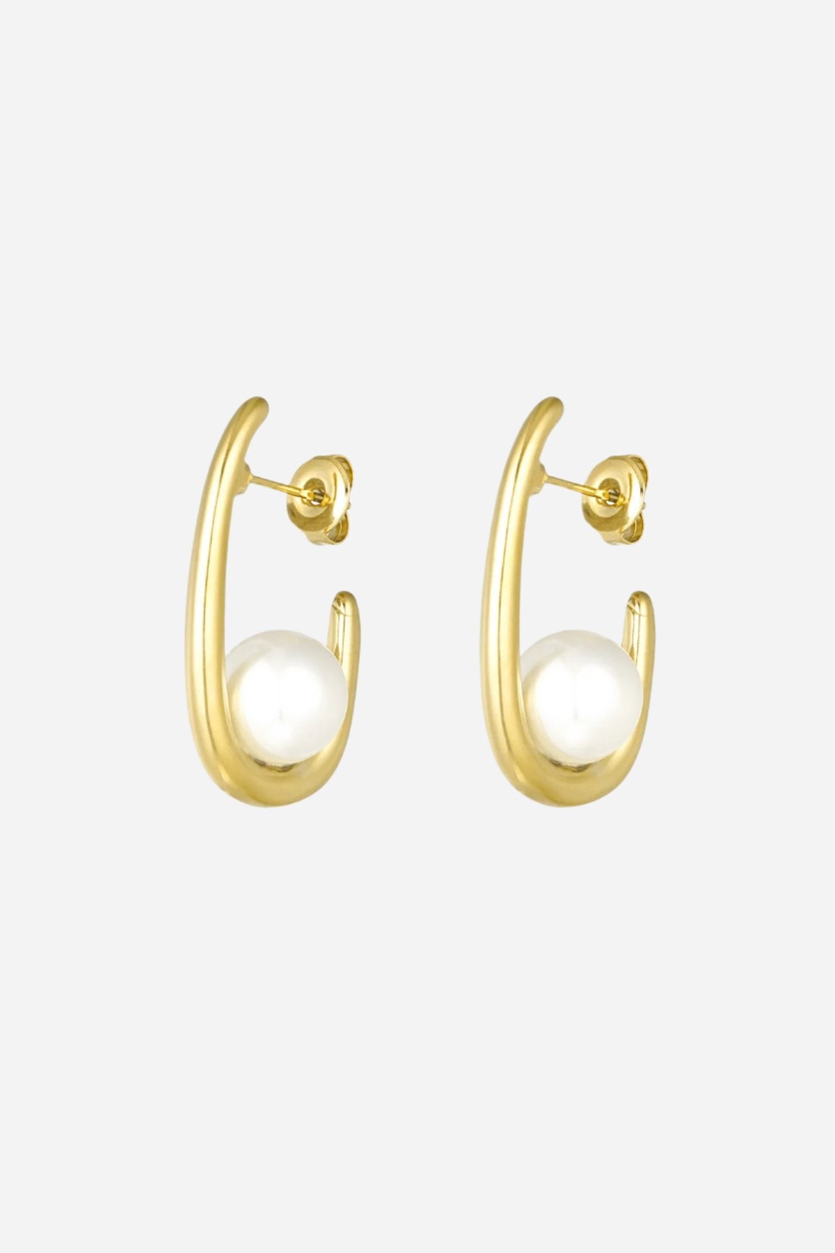 Captured Pearl Earrings