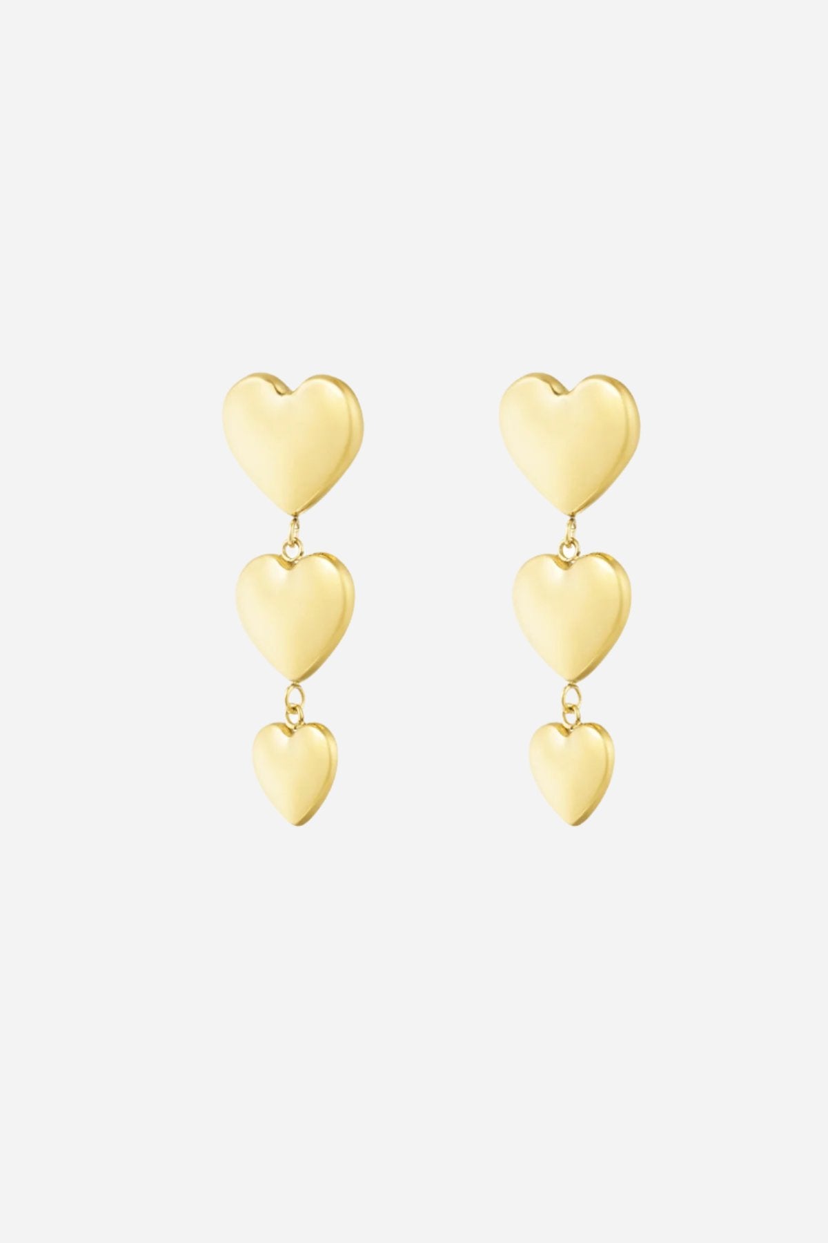 Triple Love Earrings