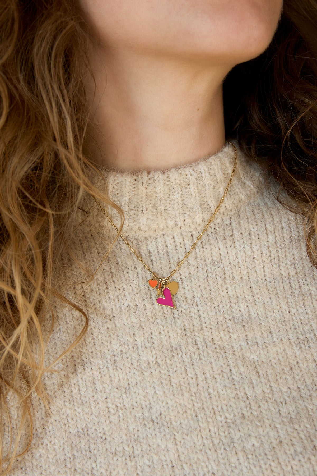 Crescent Moon Charm Necklace