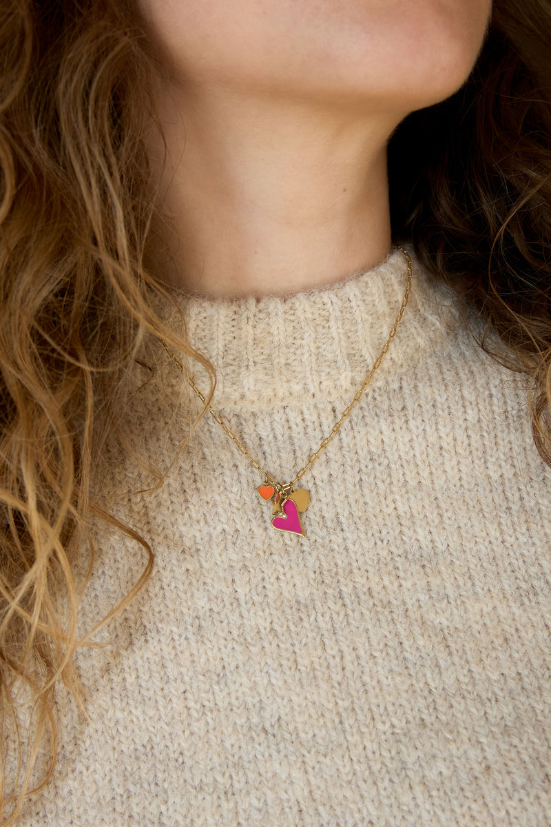 Crescent Moon Charm Necklace