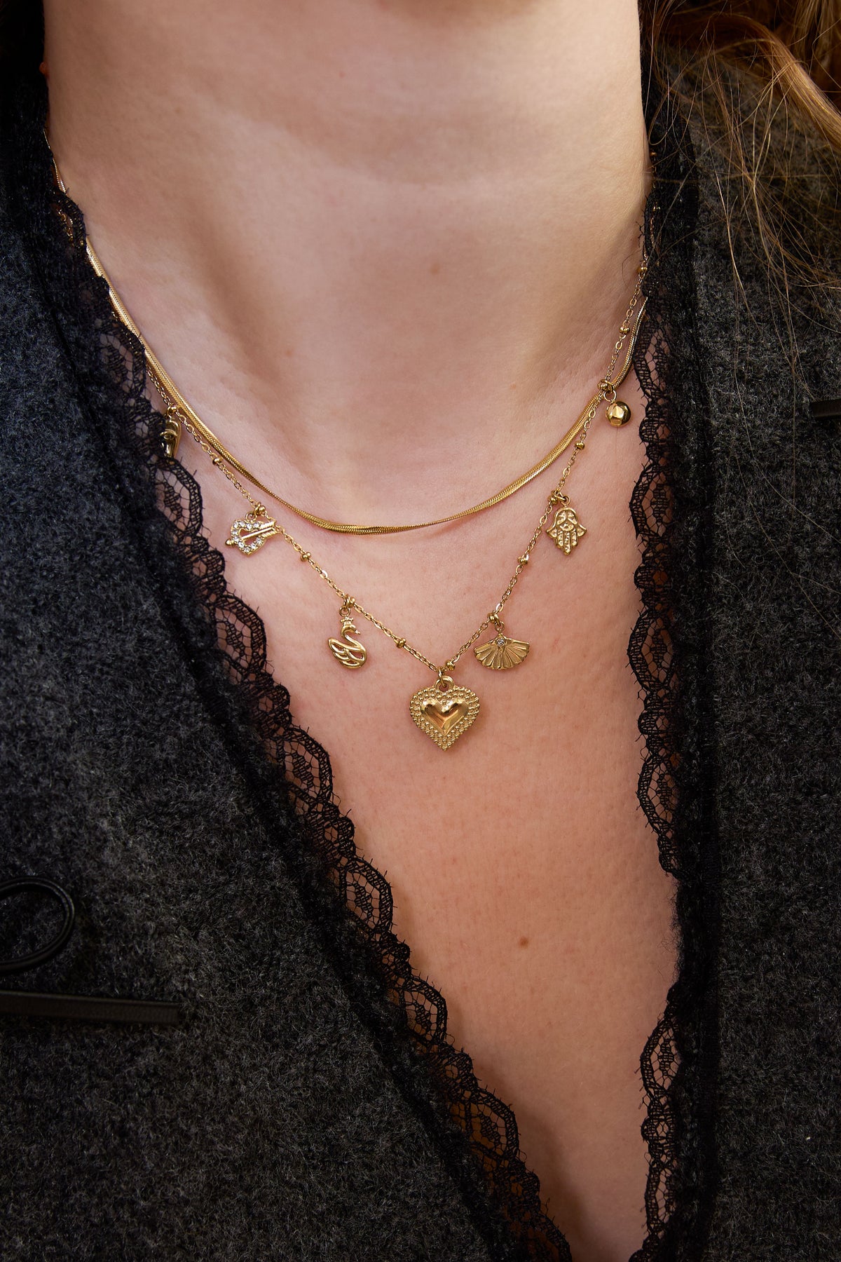 Wings and Wishes Charm Ketting