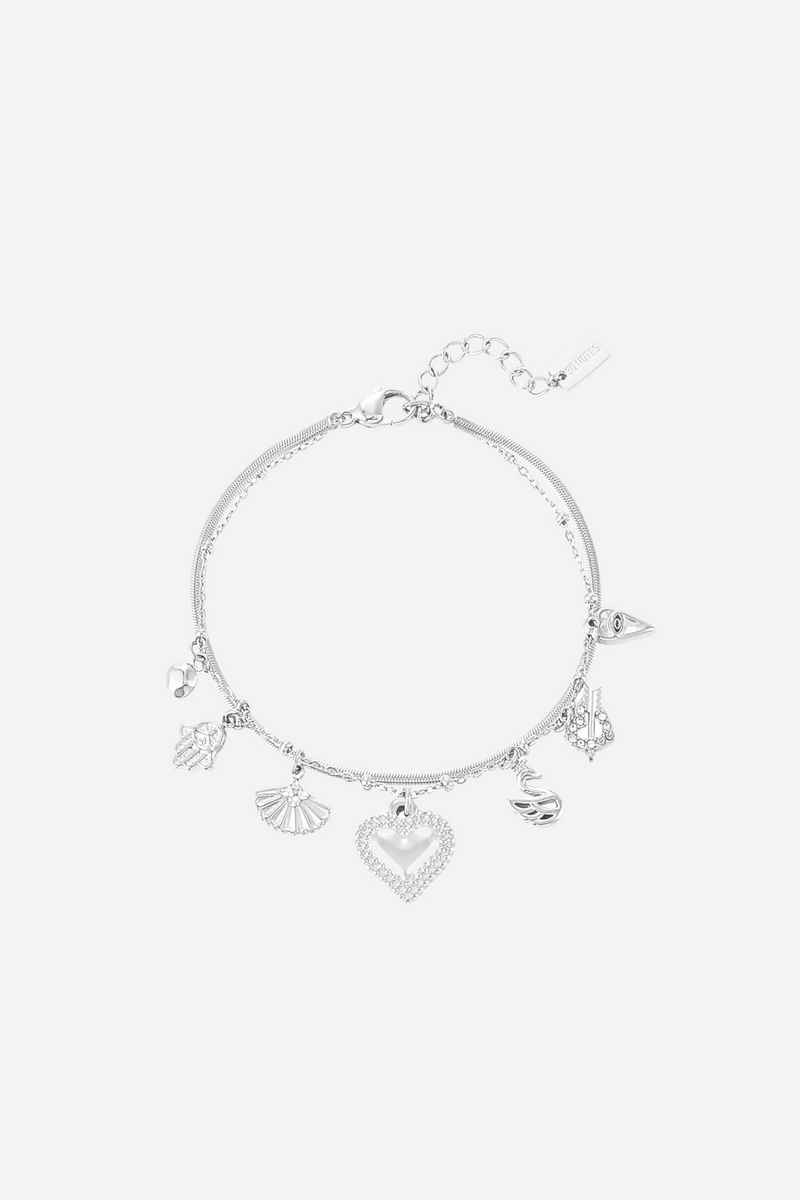 Wings and Wishes Charm Armband