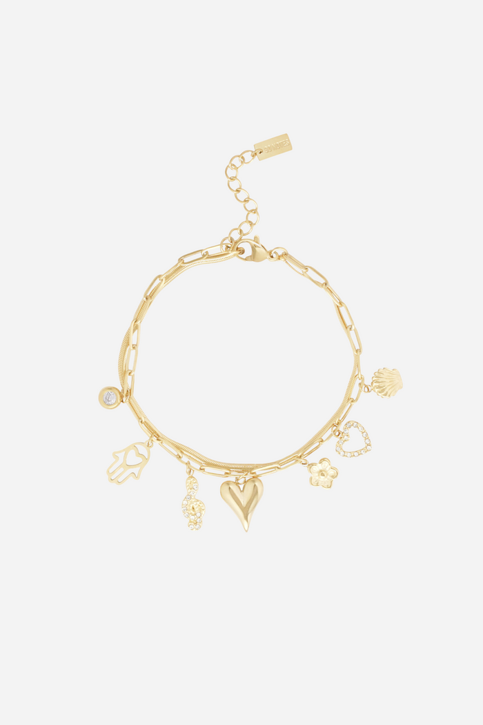 Heart & Soul Charm Armband