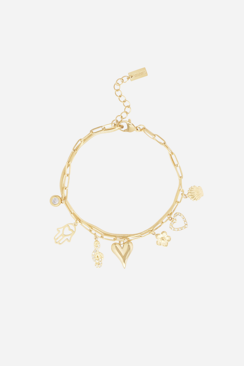 Heart & Soul Charm Armband