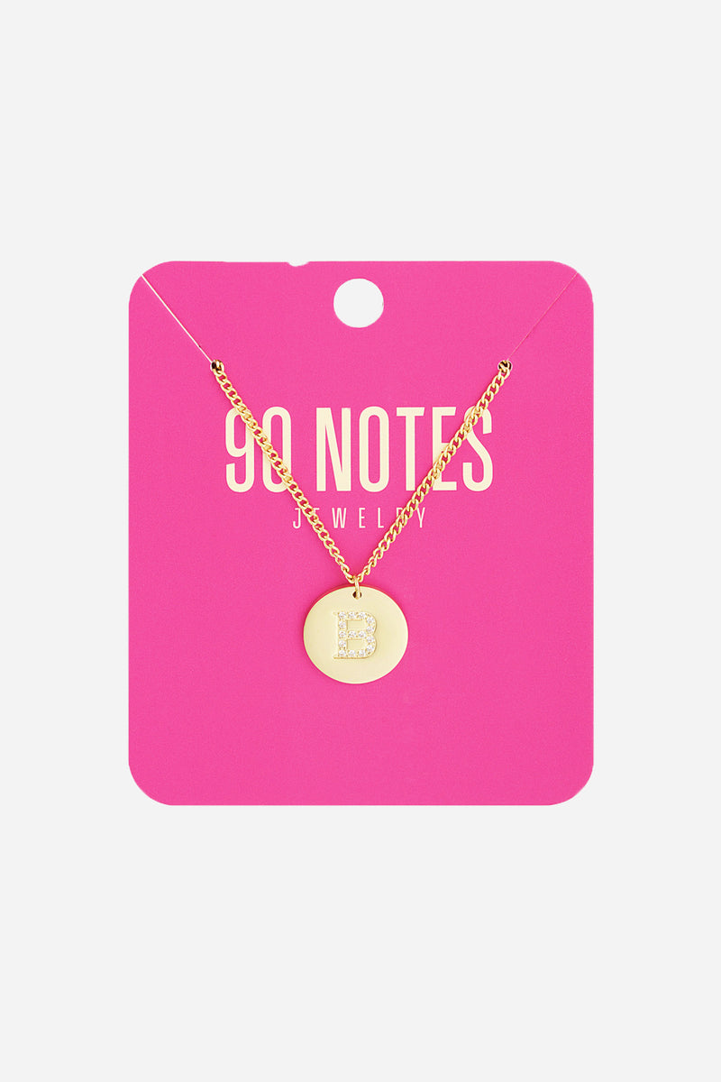 Initial Strass ketting