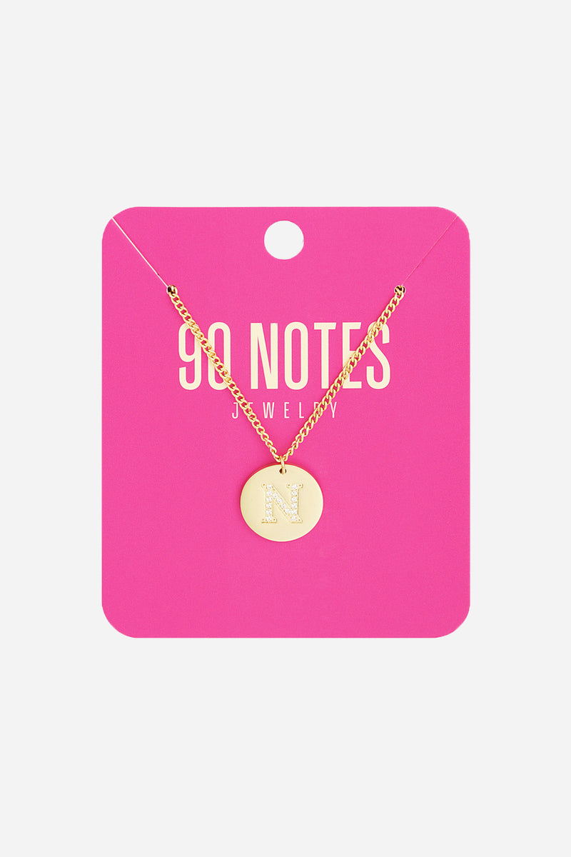 Initial Strass ketting