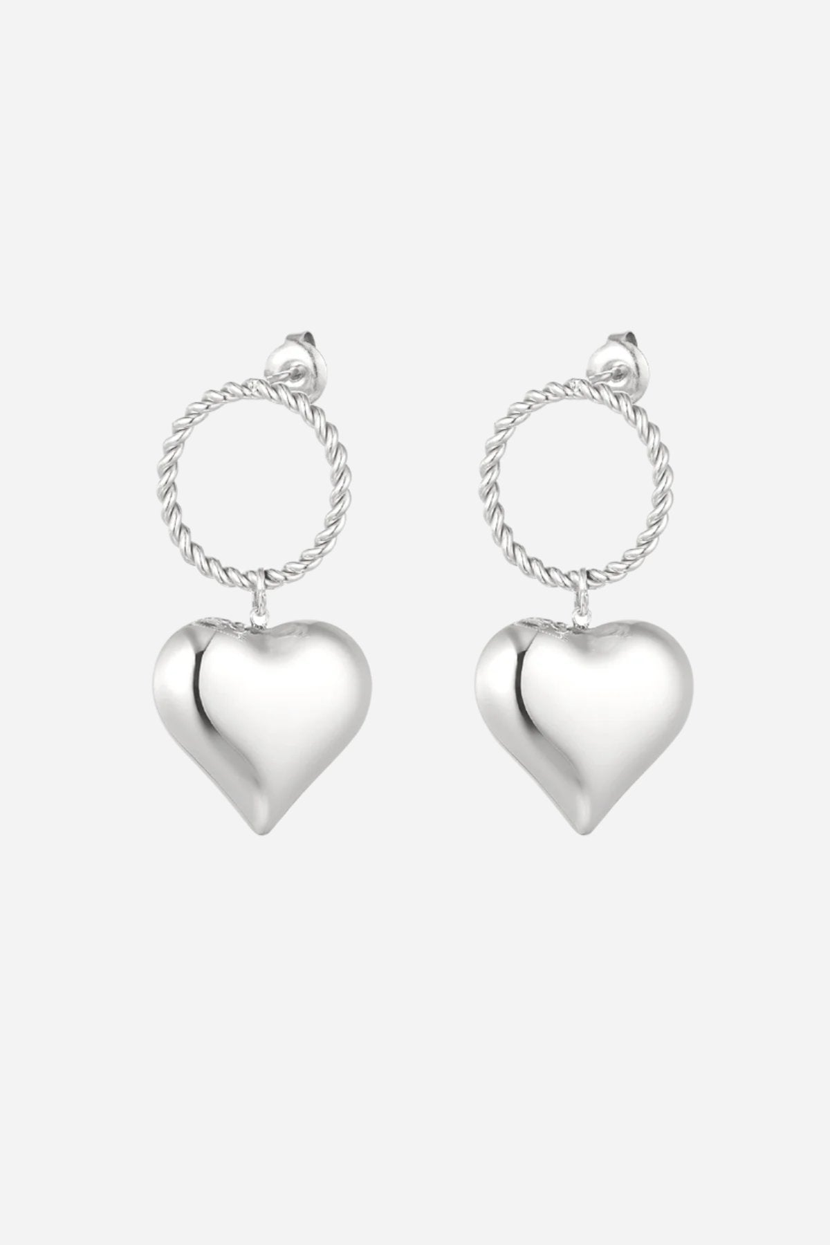Love Twist Pendant oorbellen