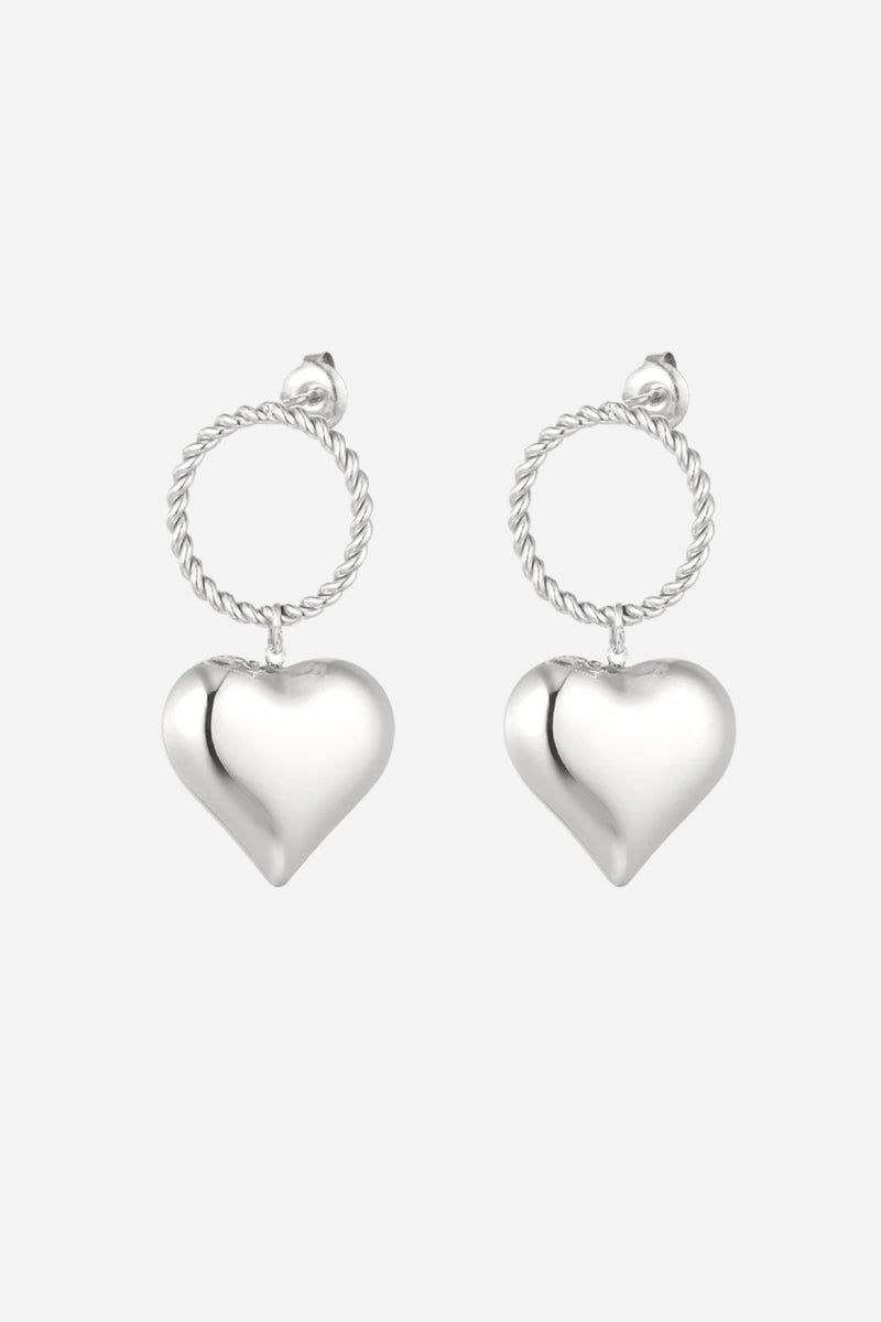 Love Twist Pendant oorbellen
