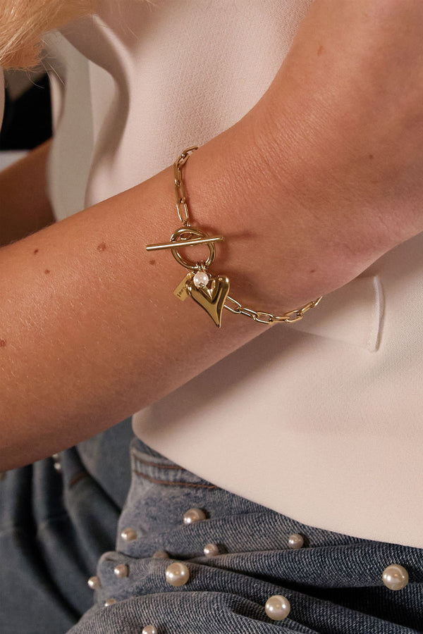 Heart Lock Armband
