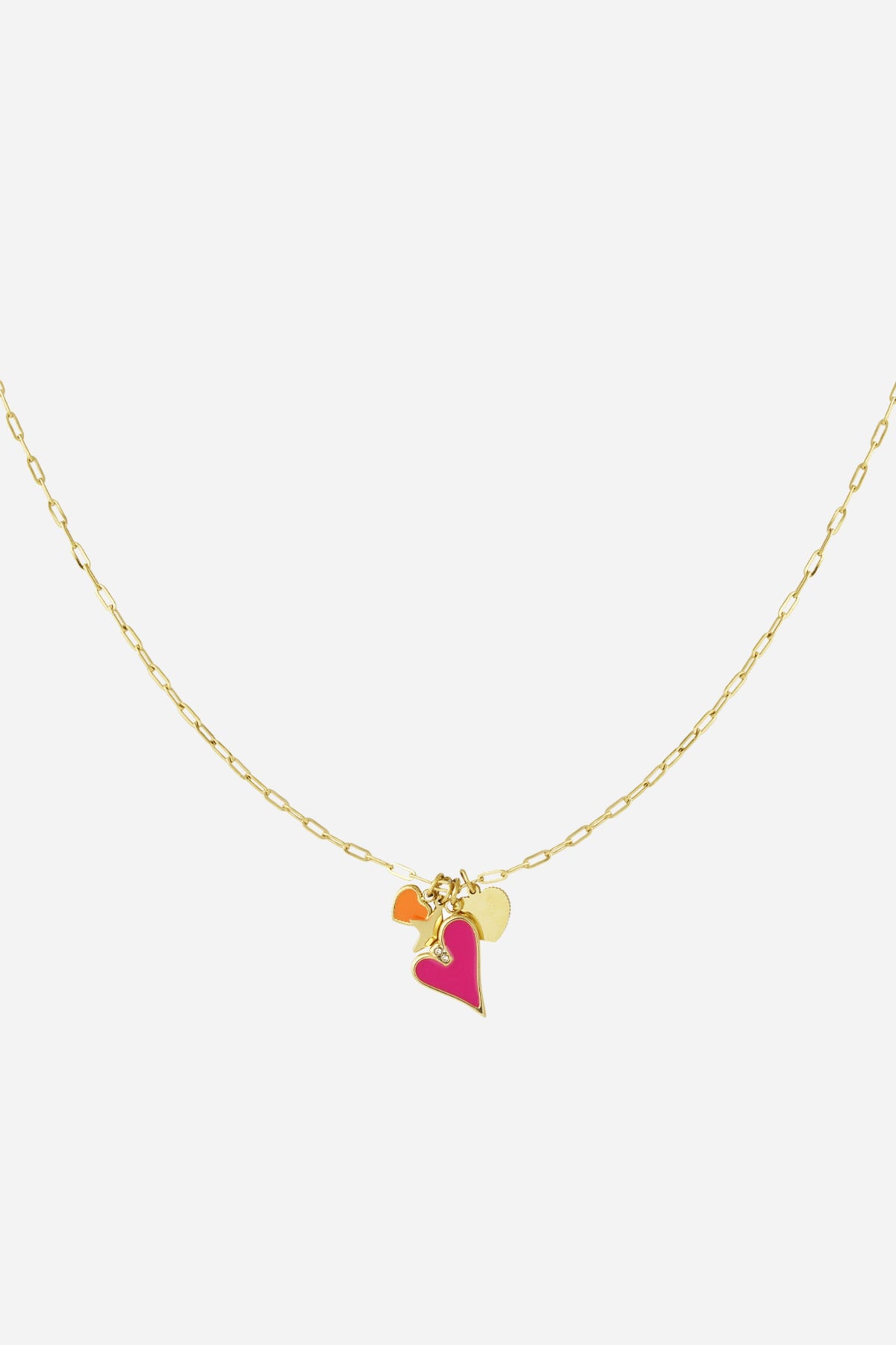 Crescent Moon Charm Necklace