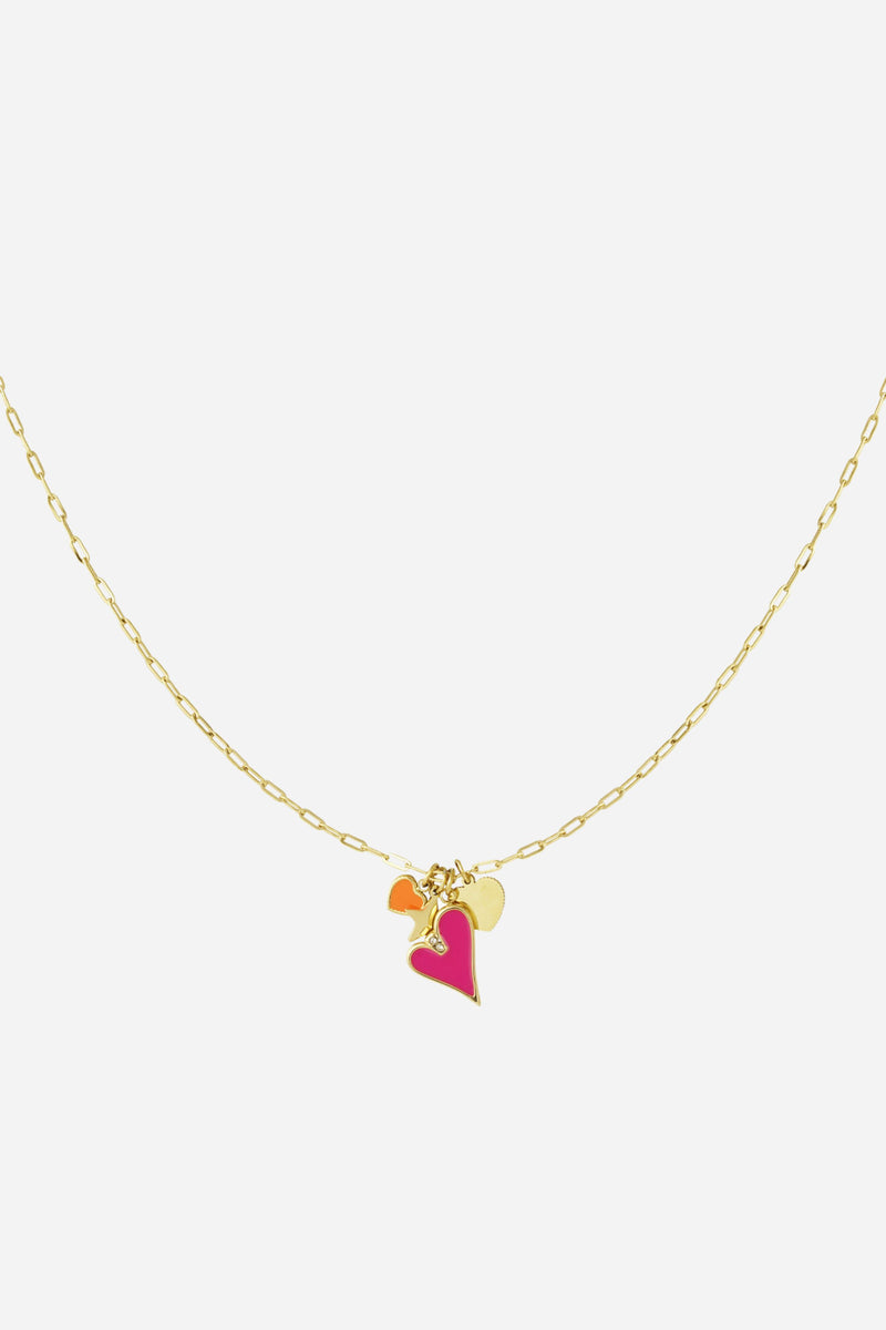 Crescent Moon Charm Necklace